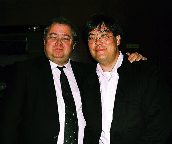 Con Alan Gilbert en Madrid